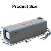Resim Xinh Taşınabilir Bluetooth Hoparlörler Yüksek Güç Soundbar Hifi Subwoofer Bilgisayar Akıllı Telefon Radyo Müzik Merkezi Kablosuz Ses Sistemi (Yurt Dışından) 