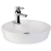 Resim LENA E-4044 Tezgah Üstü Porselen Lavabo 