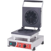 Resim Işıkgaz Silver Endüstriyel Elektrikli Tekli Çiçek Waffle Makinesi 