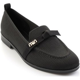 Resim Siyah Kadın Loafer Ayakkabı K01327025182 Siyah 