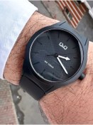 Resim Q&Q Unisex Mavi 10 Bar Su Geçirmez Hafif Silikon Kordon Spor Kol Saati 