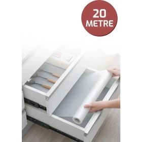 Resim Morlimon Eva Kaymaz Raf Örtüsü Şeffaf - 45X20 cm 