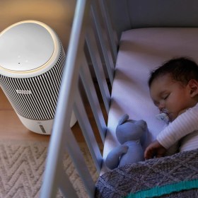 Resim Philips Tam Koruma 2si 1 Arada Hava Yıkayıcı Temizleme ve Nemlendirme Makinesi Bakteri Virüs ve Alerjen Giderici Akıllı Sensörlü 