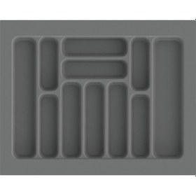 Resim Çekmece İçi Kaşıklık Ve Kepçelik Düzenleyici Gri 62x49 Cm 55x40 Cm Kadar Kesilebilir Grı 