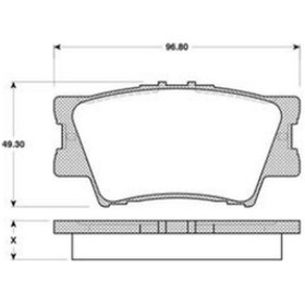 Resim Toyota Uyumlu Camry Sedan 2.4 3.5 2006 2011 Rav 4 III 0986TB3118 ARKA F 