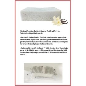 Resim Saban Dikdörtgen Yedek Tablet - Nem Alıcı - Vanilya - 1 Kilogram 