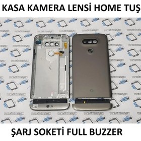 Resim LG G5 Full Kasa Alt Buzzer Şarj Soketi Full takim Füme 