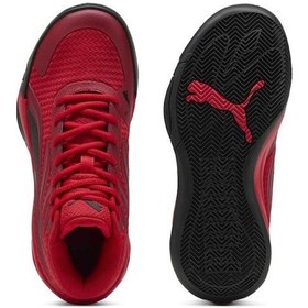 Resim Puma Court Pro Jr Çocuk Kırmızı Basketbol Ayakkabısı 