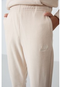 Resim Tommylife Tommy Life Bej Kalın Yumuşak Dokulu Standart Fit Nakışlı Polar Erkek Çocuk Eşofman Takım - 11218 Bej 