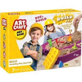 Resim Artsand Inşaat Kum Set 600 Gr.oyun Hamuru 