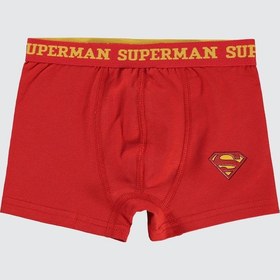 Resim Süperman Erkek Çocuk 3'lü Boxer Set 2-10 Yaş Sarı 