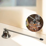Resim Şık Metal Mum Söndürücü Aromaterapi Klipsli - Çok Renkli, Dayanıklı & Şık Tasarım Banyo, Yemek Odası, Yatak Odası için Güvenli Mum Kullanımı - Babalar Günü, Paskalya, Hanuka, Juneteenth için Mükemmel Tatil Hediyesi, Dekoratif Mum Tutucu, Metalik Bitiş 