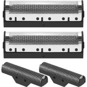 Resim Kemeı KM-1102 Clıpper Elektrik Türücü Parçaları Için 1set Clıpper Blade Net Gümüş (Yurt Dışından) 