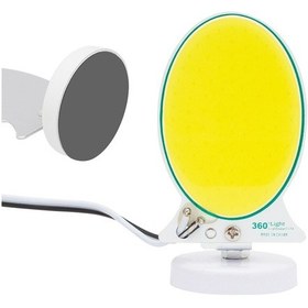 Resim AYT Ticaret HT-101 POWERMASTER TM-24 COB LEDLİ 13 WATT AKÜ MAŞALI 4 METRE KABLOLU TAŞINABİLİR SEYYAR PANEL LAMBA Siyah 