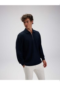 Resim Ellesse Erkek Polo Sweatshirt Em601 Lacivert 