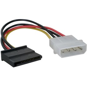 Resim WOZLO 15 Cm Sata Power Kablosu - Sata Hdd Güç Kablosu - Tekli Paketlerde - 10 Adet 
