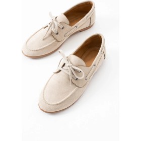 Resim Duxal Shoes Juno Kadın Süet Bağcıklı Mokasen Ayakkabı Casual Babet 
