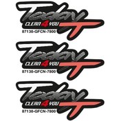 Resim Skm Honda Today Sticker Setı 3 Adet 