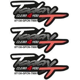 Resim Skm Honda Today Sticker Setı 3 Adet 