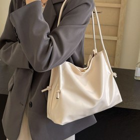 Resim Yüksek kaliteli büyük kapasiteli kadın omuz çantası, 2025 yeni geniş tutumlu moda trend şık ve pratik çok amaçlı kadın tote çanta, dört renk seçeneği, seyahat ve tatil için ideal hediye 