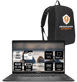 Resim MSI Modern 15 F13MG i7 1355U 20GB 1TB SSD 15.6\ FHD 60Hz FDOS Taşınabilir Bilgisayar & PER4 ÇANTA 