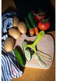 Resim Solingen Simli Fıstık Yeşili Sapan Soyacak Paslanmaz Alman Çeliği, Ergonomik Sap, Yüksek Keskinlik-201 Yeşil 