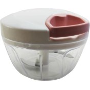 Resim Yakut Ipli Çekmeli Sebze Doğrayıcı 3 Bıçaklı El Blender Rondo 