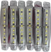 Resim Parmak Led Beyaz 9 Ledli 6 Adet 