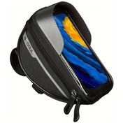 Resim Willowhaven 6.7 İnç Büyük Kapasiteli Dokunmatik Ekranlı Bisiklet Çantası Siyah Siyah 