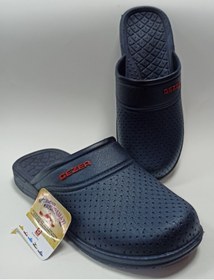 Resim Gezer Lacivert Marka Kaydırmaz Plastik Önü Kapalı Banyo,lavabo,balkon,teras,bahçe Terliği 