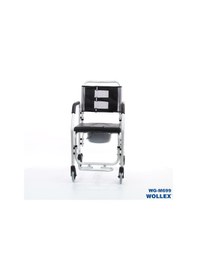 Resim Wollex WG-M699 Klozetli Tekerlekli Banyo Sandalyesi 