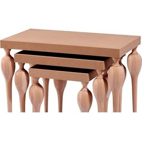 Resim Zigon Tombul Ayak Model Sehpa Ham Torna Kayın Ayak Iskelet El Yap (452753113) 