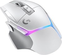 Resim G G502 X PLUS LIGHTSPEED Kablosuz Oyun Mouse'u, LIGHTSYNC RGB Aydınlatma, LIGHTFORCE Hibrit Anahtarlı Optik Mouse, HERO 25K Oyun Sensörü, MacOS, Windows ve PC ile Uyumlu, Beyaz 