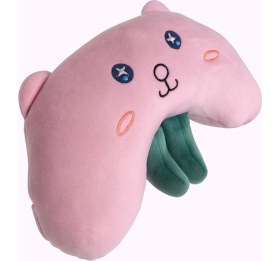 Resim Ecrou Kawai Kedi Kafaya Geçirilebilen Peluş 25 cm Pembe 