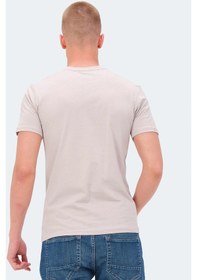 Resim Slazenger VEDRAN KTN Erkek Taş Gri Tişört 