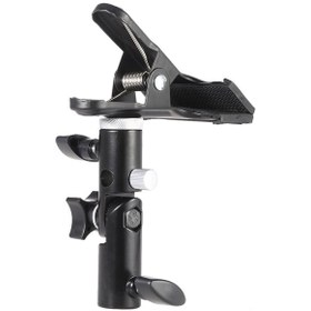 Resim Teltree Metal Reflektör Klemeleri - 180 Derece Açı Ayarlı, 1/4" To 3/8" Vida Adaptörlü, Işık Standı Uyumlu, Sağlam Ve Dayanıklı 