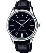 Resim Casio Kasası Metalik Kordonu ve Kadranı Siyah Renk 2 Yıl Garantili Erkek Kol Saati 