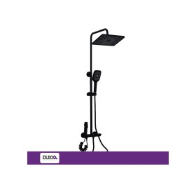 Resim Duxxa Piano Bataryalı Duş Seti Mat Siyah Dp.100.ms Satin Siyah 