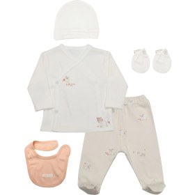 Resim Bistyle Organik 5'li Hastane Çıkışı Fluffy And Lovely Bej-somon-ekru 