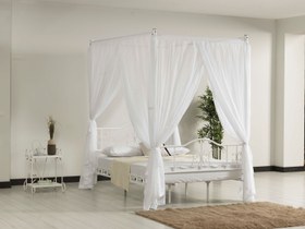 Resim Perra Cibinlikli Ferforje Metal Karyola(Kargo Hediye) - 90x200x225 