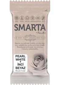 Resim Smarta Hava İle Kuruyan Modelleme Hamuru 60g İnci Beyaz 