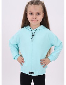Resim Toontoy Kız Çocuk Sweatshirt Su Yeşili 