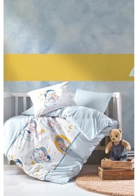 Resim Cotton Box Bebek Nevresim Takımı - Bear Mavi 