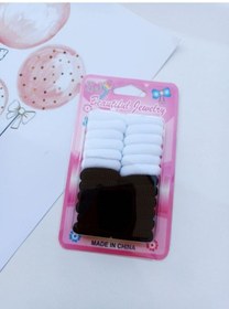 Resim Pamuklu Bağlama Tokası - Siyah Çok Renkli 