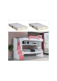 Resim Setaymobilya Ranza, Inci 2 Li Ranza Pembe + 2 Adet Comfort Yatak 