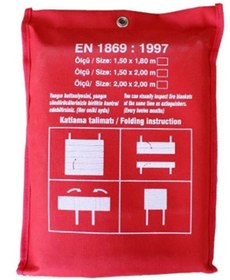 Resim aircraft 100cm X 150cm Yangın Battaniyesi 