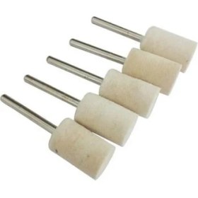 Resim Site Hırdavat 10X15 Poli̇saj Keçesi̇ Sapli 3mm Si̇li̇ndi̇r 