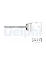 Resim Vw Passat B5.5 Oksijen Sensoru 1.8 2001-2005 Awt Delphı Es2033812b1 