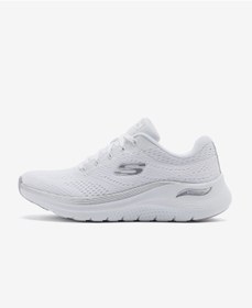 Resim Skechers Kadın Beyaz Spor Ayakkabı Arch Fit 2.0- Glov The Distance 150067/wsl 