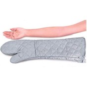 Resim Kosona Uzun Kollu Pamuklu Fırın Eldiveni - Isıya Dayanıklı Mutfak Ve Barbekü Kullanıma Uygun, Ellerini Ve Bileklerini Koruyan Pişirme Aleti Çok Renkli 